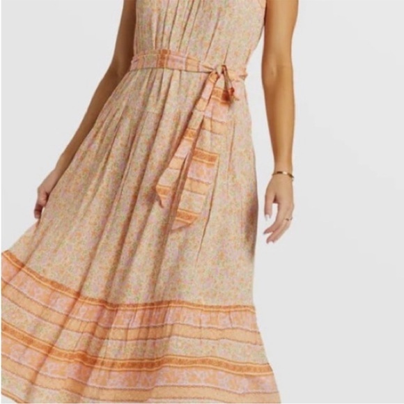 Billabong Peach and Cream Sundress NWT - Picture 2 of 13